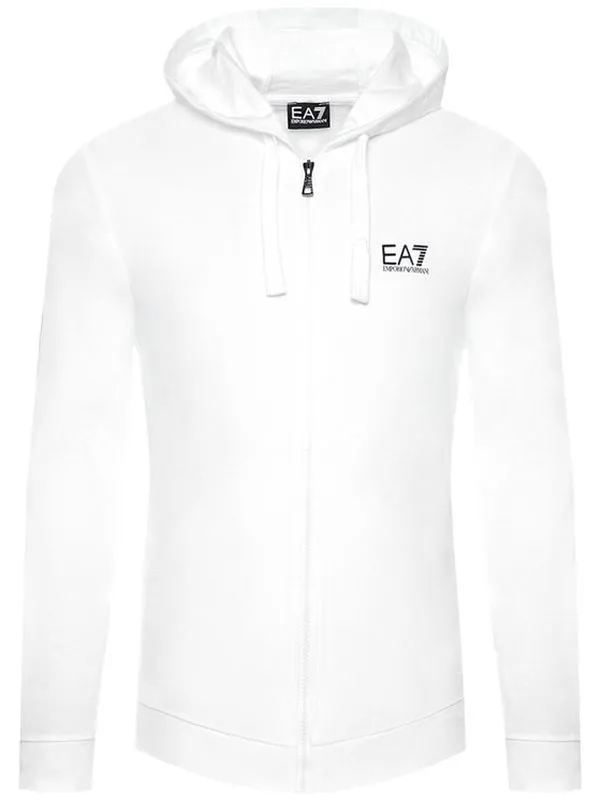 EA7 Man Jersey Sweatshirt - white EA7 Man Jersey Sweatshirt - white