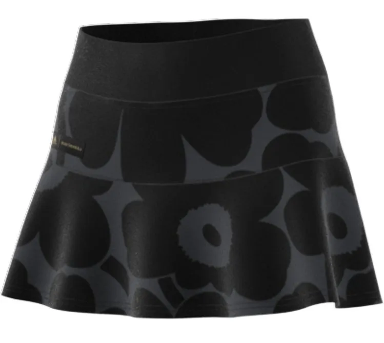 Adidas Marimekko Tennis Match Skirt W - carbon/black/ gold metallic Adidas Marimekko Tennis Match Skirt W - carbon/black/ gold metallic