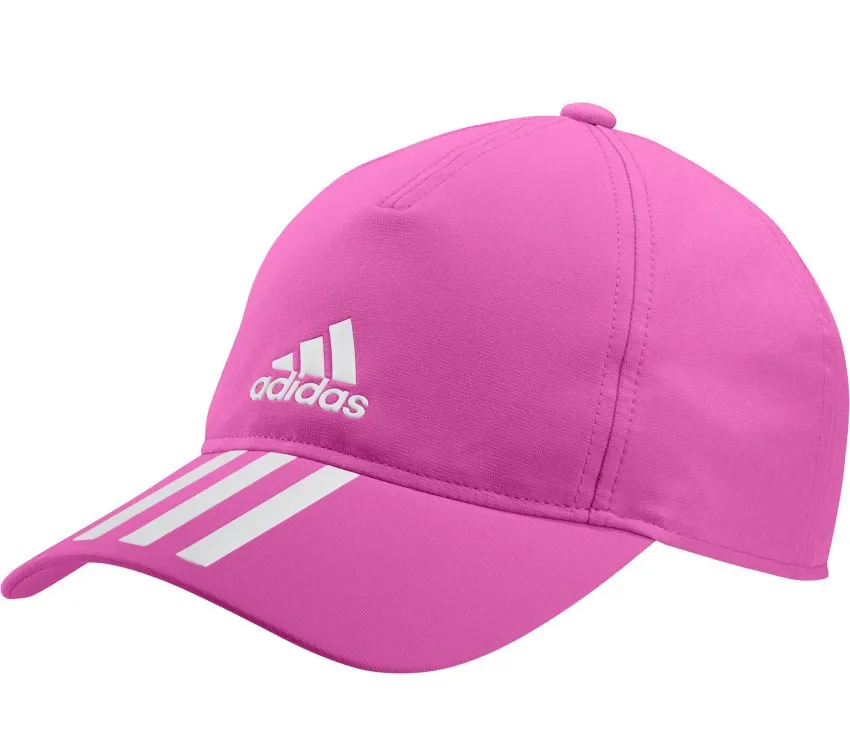 Adidas Aeroready 3-Stripes Baseball Hat - screaming pink/white/white Adidas Aeroready 3-Stripes Baseball Hat - screaming pink/white/white