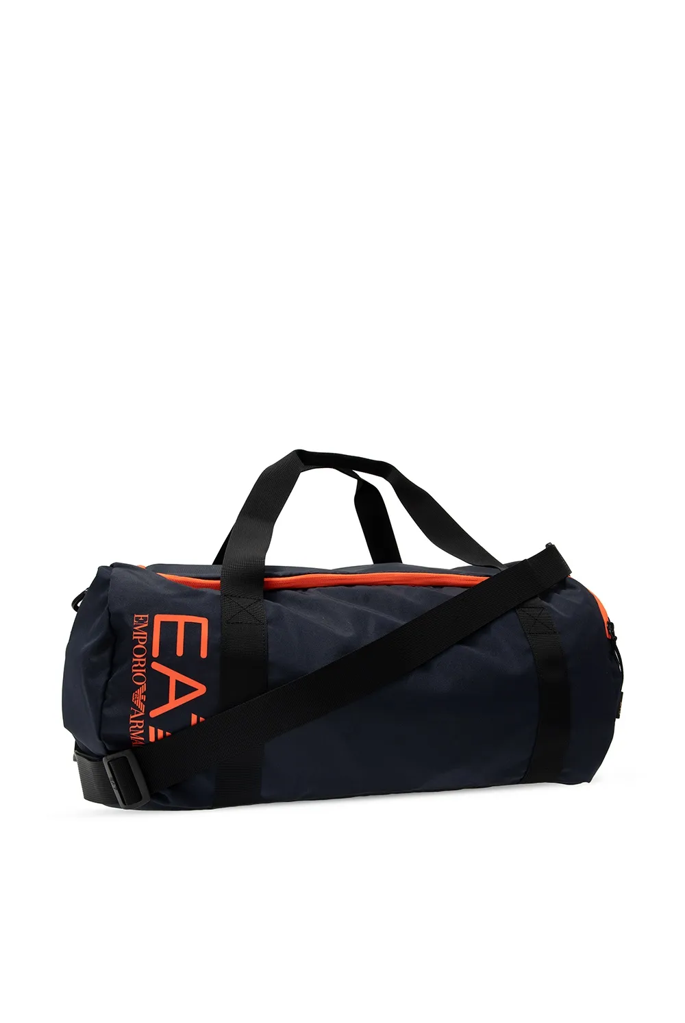 EA7 Man Woven Handbag - night blue/orange fluo