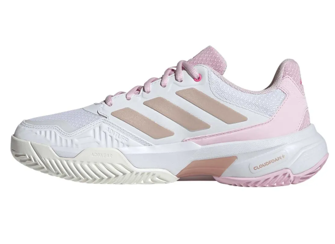 Adidas CourtJam Control 3 W - cloud white/silver metallic/lucid pink