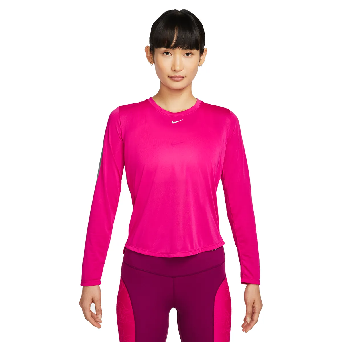 Nike Dri-FIT One Women's Standard Fit Top - active pink/white Nike Dri-FIT One Women's Standard Fit Top - active pink/white