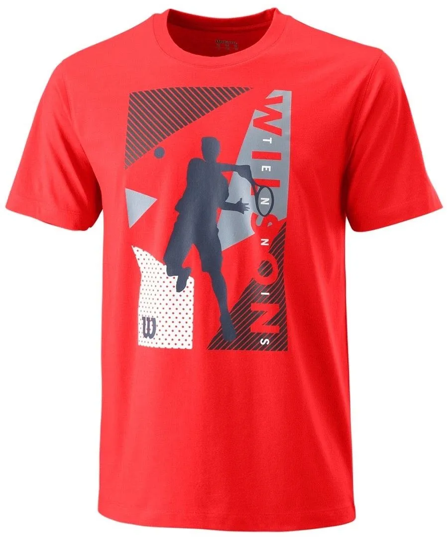 Wilson M Geo Play Tech Tee - infrared