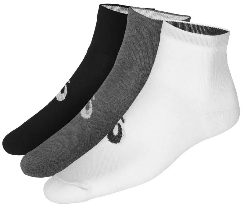 Asics 3PPK Quarter Socks - 3 pary/white/black/grey