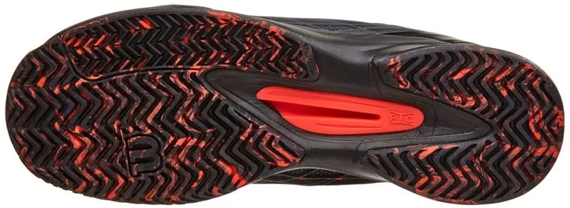 Wilson Kaos - ebony/black/fiery coral