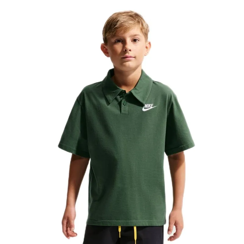 Nike Kids Sportswear Club Knit Short Sleeve - fir/white
