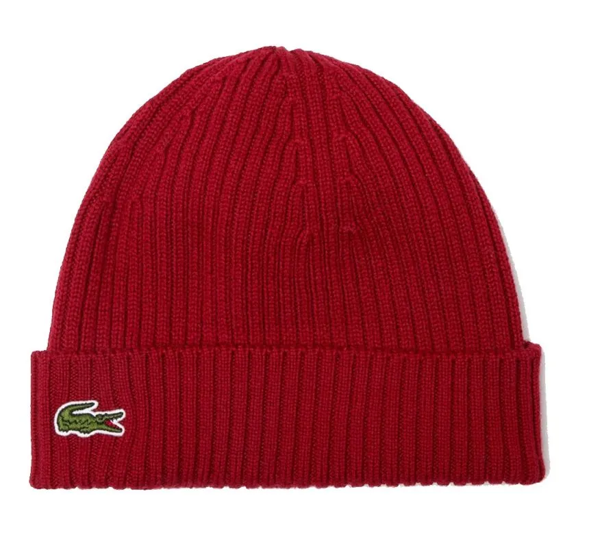 Lacoste Unisex Ribbed Wool