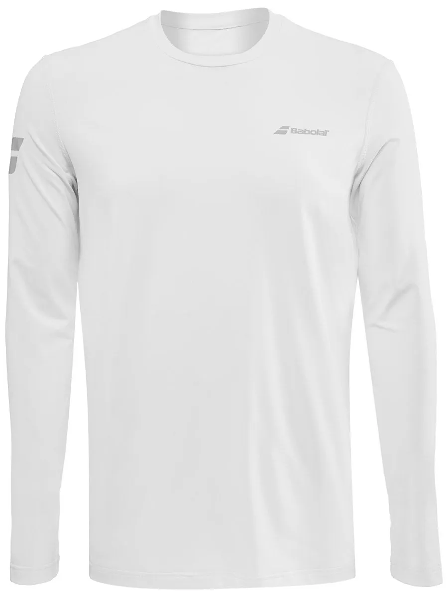 Babolat Play LS Tee Men - white/white Babolat Play LS Tee Men - white/white