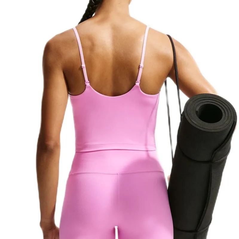 Nike One Medium Support Padded Adjustable Sports - pink rise