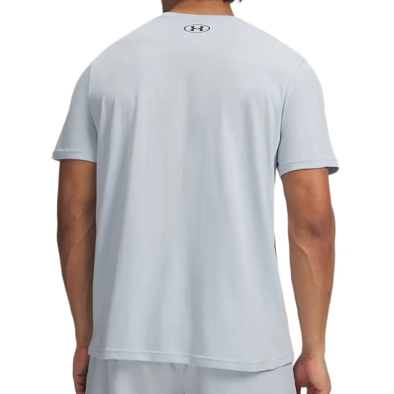 Under Armour Left Chest Logo Short Sleeve - blue fog/black