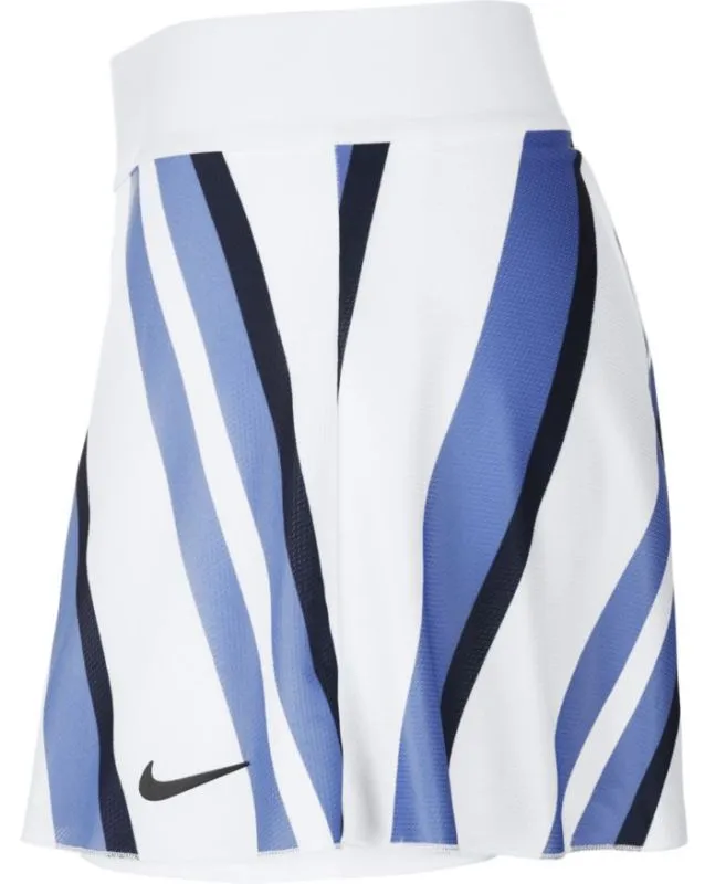 Nike Court Flouncy Printed Skirt - white/black