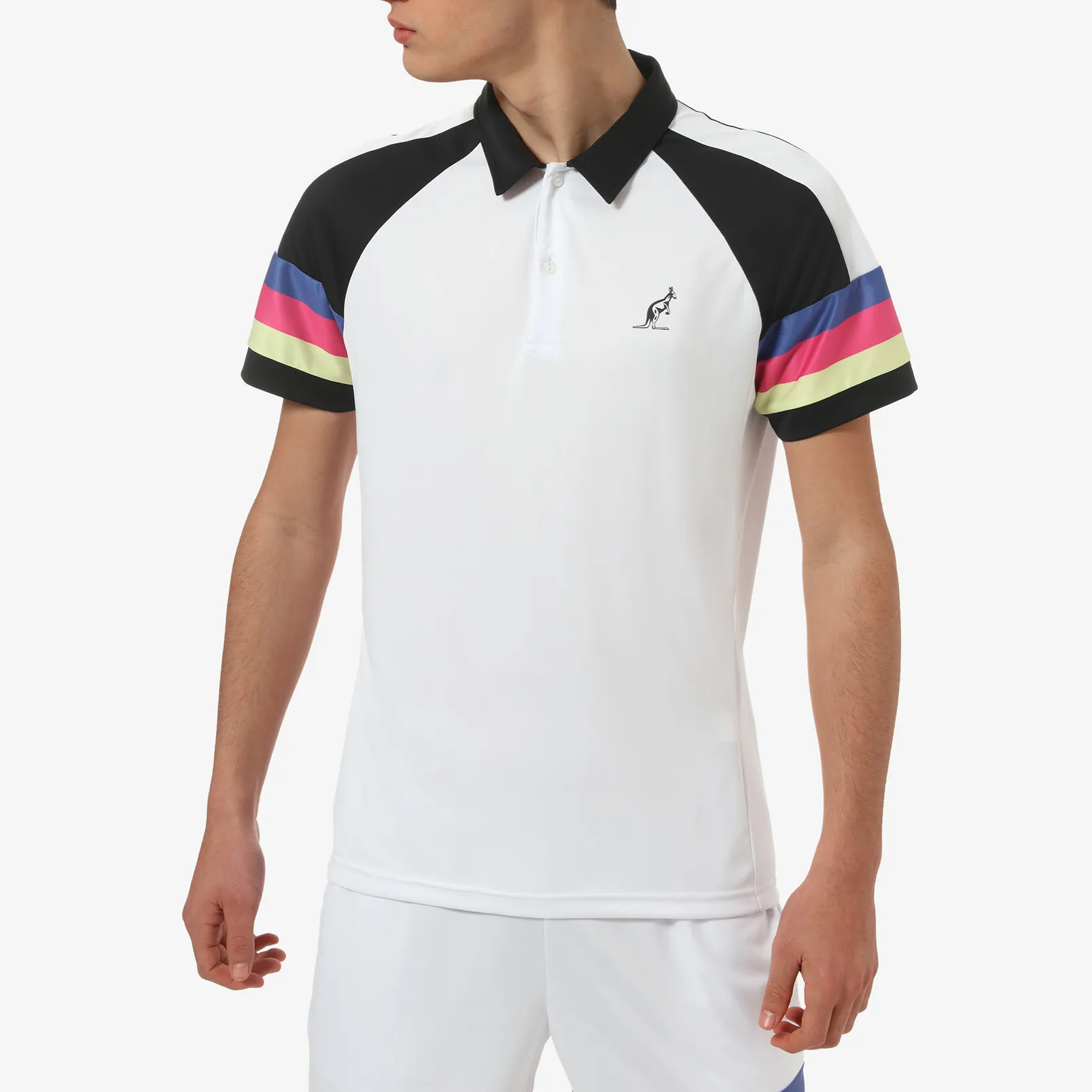 australian-ace-polo-with-printed-insert-bianco-2 Australian Ace Polo with Printed Insert - bianco