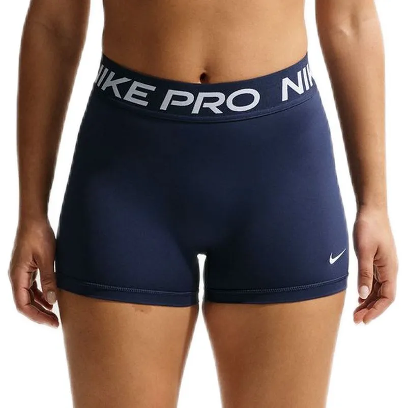 Nike Pro Dri-Fit 365 Mid-Rise 3in - midnight navy/white