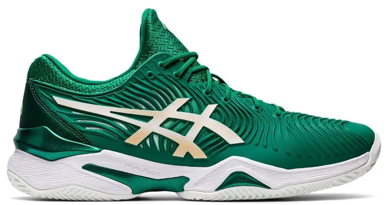 Asics Court FF Novak Clay - kale/white