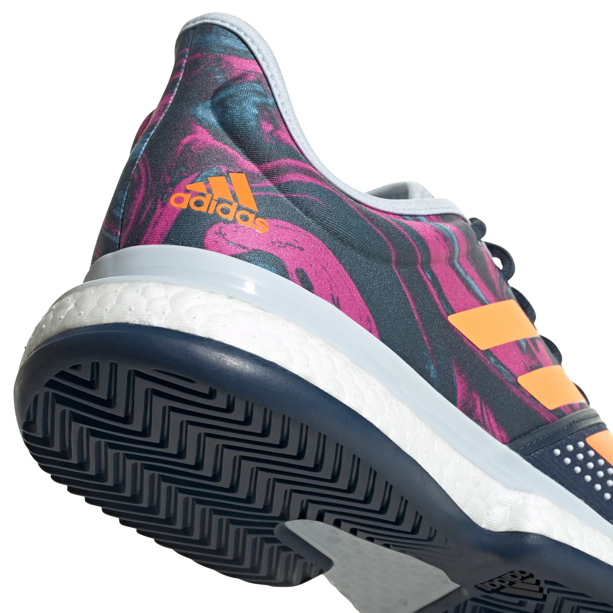 Adidas SoleCourt M Primeblue - halo blue/screaming pink/screaming orange