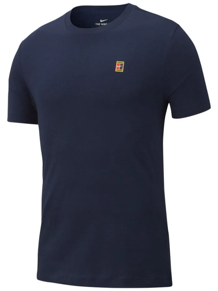 Nike Court Heritage Tee - obsidian/white