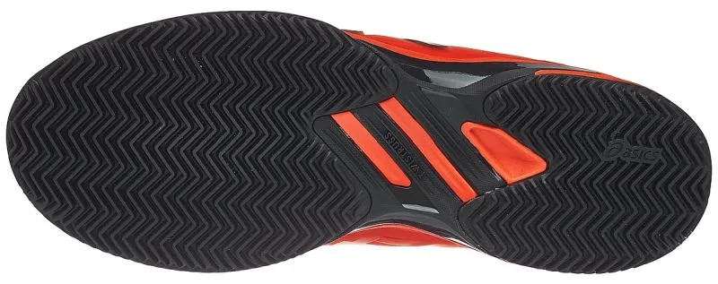 Asics Solution Speed FF Clay - cherry tomato/black