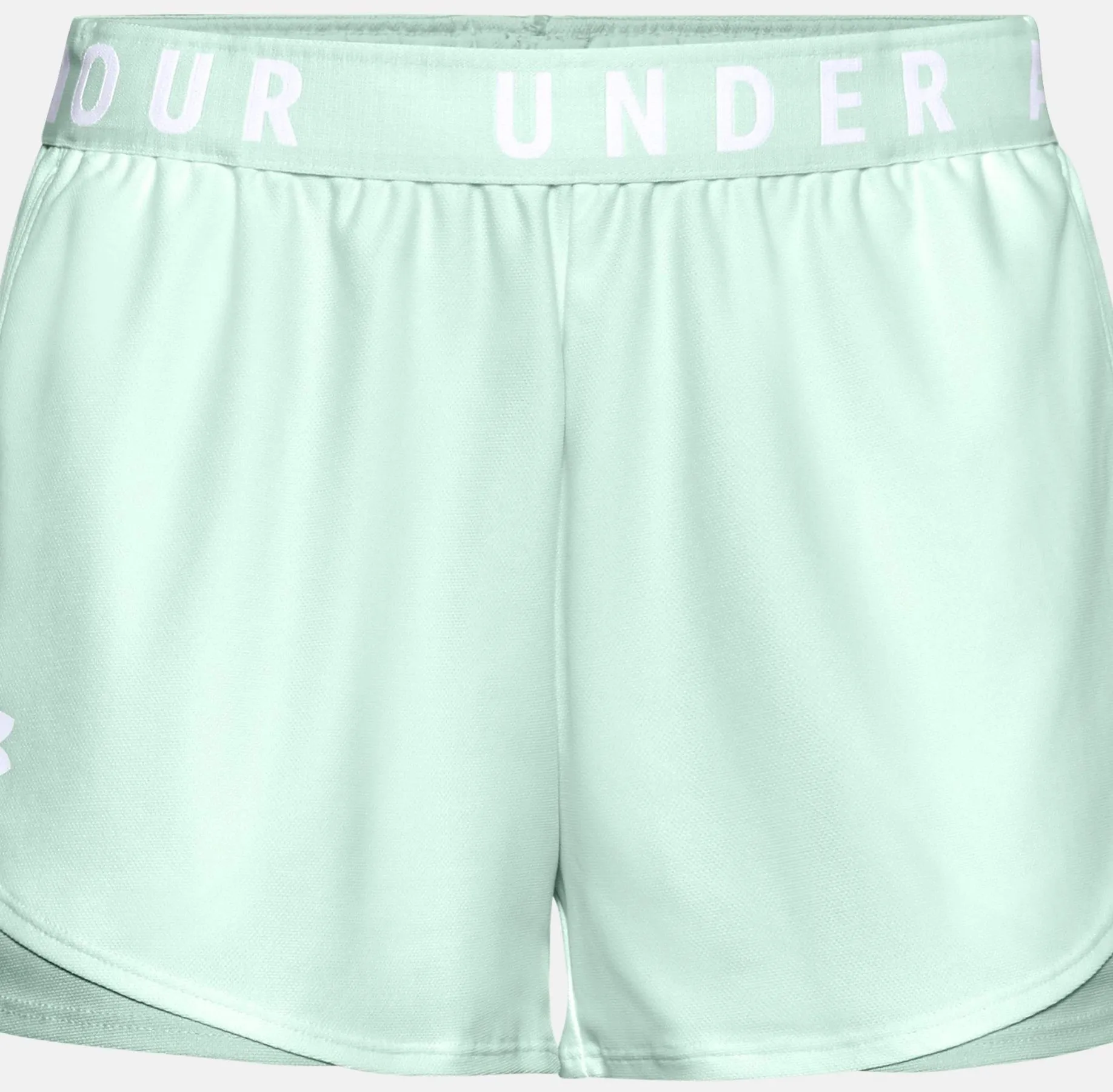 Under Armour Women's UA Play Up Shorts 3.0 - seaglass blue/white