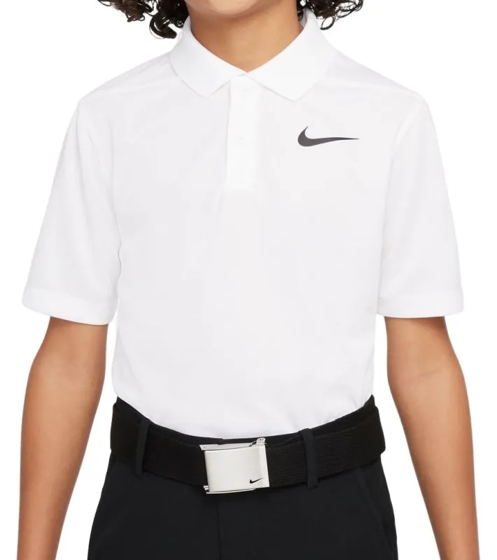 Nike Boys Dri-Fit Victory Golf - white/black Nike Boys Dri-Fit Victory Golf - white/black