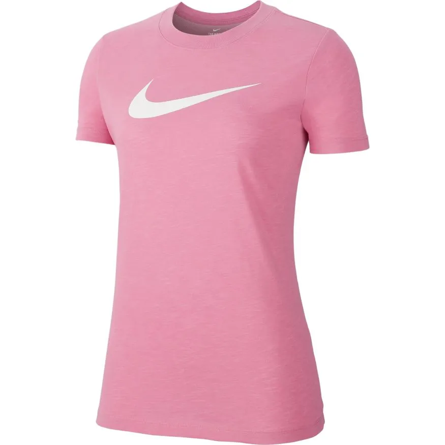 nike-dry-tee-dfc-crew-w-magic-flamingo-heather-white-1 Nike Dry Tee DFC Crew W - magic flamingo/heather/white