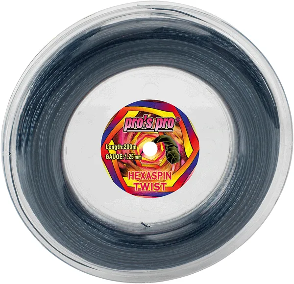 Pro's Pro Hexaspin Twist (200 m) - black