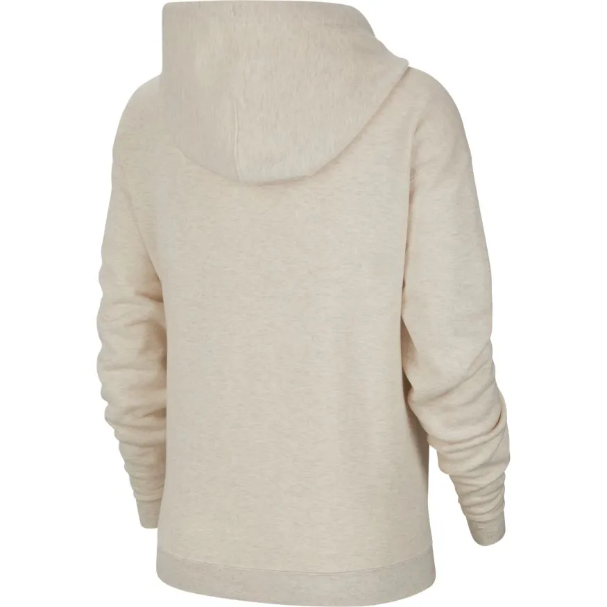 Nike Court Heritage Hoodie W - light orewood brown/white