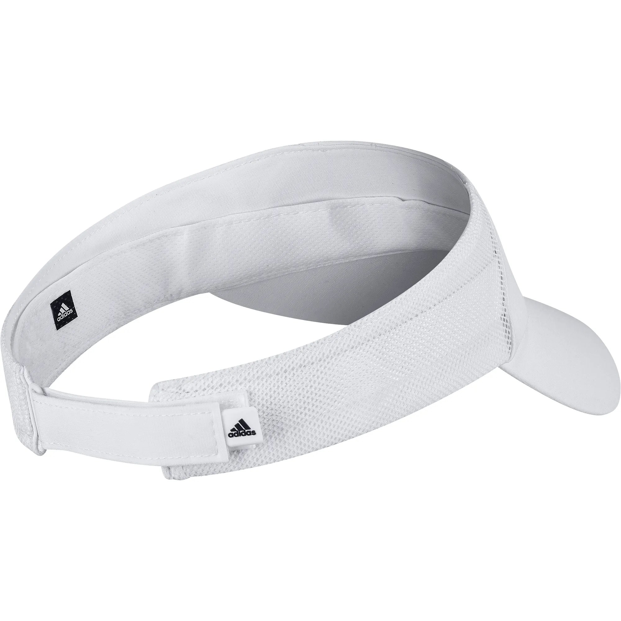 adidas-aeroready-visor-white-white-black-2 Adidas Aeroready Visor - white/white/black