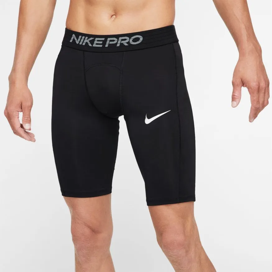 nike-pro-short-long-black-white-6 Nike Pro Short Long - black/white