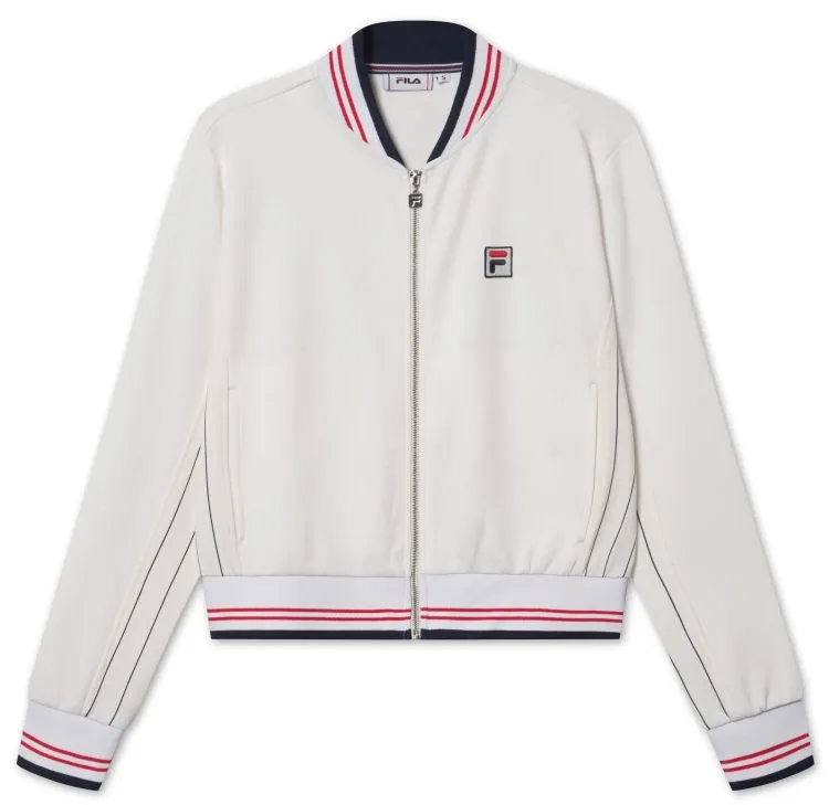 Fila Halo Track Jacket Women - blanc de blanc