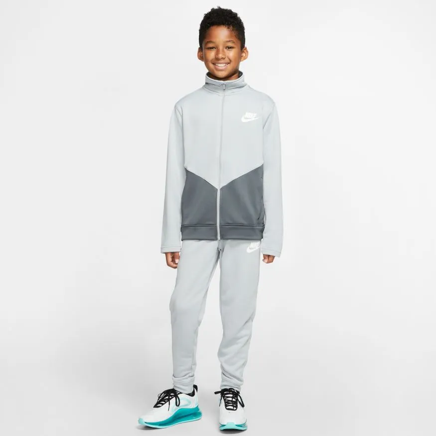 Nike Swoosh Core Tracksuit Futura - light smoke grey/iron grey/white