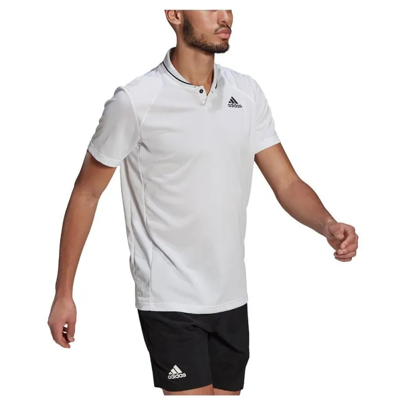 adidas-club-rib-polo-white-black-3 Adidas Club Rib Polo - white/black