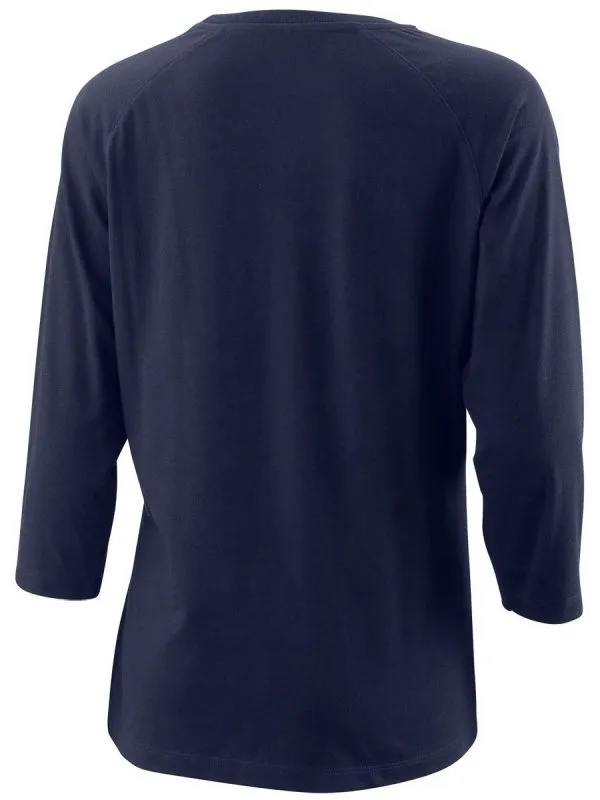 wilson-team-ii-3-4-sleeve-tch-tee-w-team-navy-2 Wilson Team II 3/4 Sleeve Tch Tee W - team navy