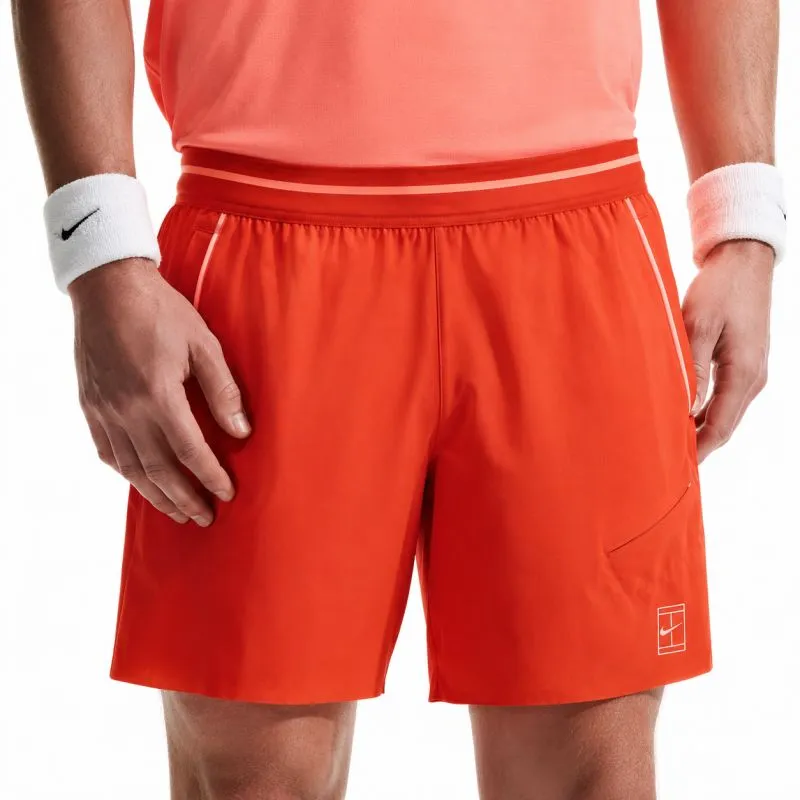 Nike Court Advantage Dri-Fit 6in Tennis - picante red/atomic pink Nike Court Advantage Dri-Fit 6in Tennis - picante red/atomic pink