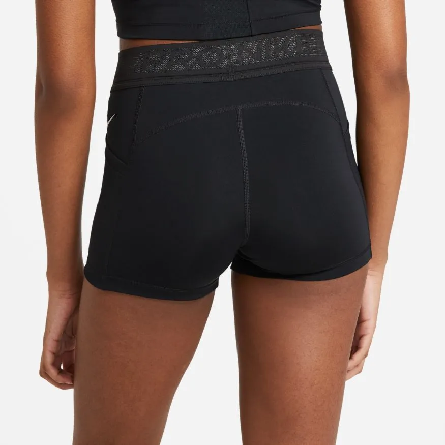 Nike Pro 3in Short Femme NVLTY PP2 - black/pure platinum