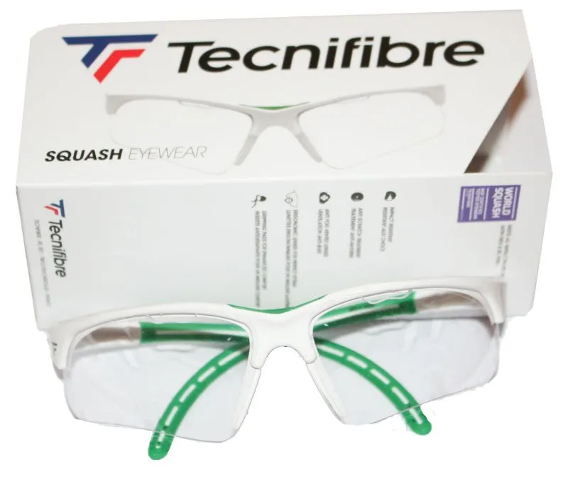 Tecnifibre Protection Glasses - white/green