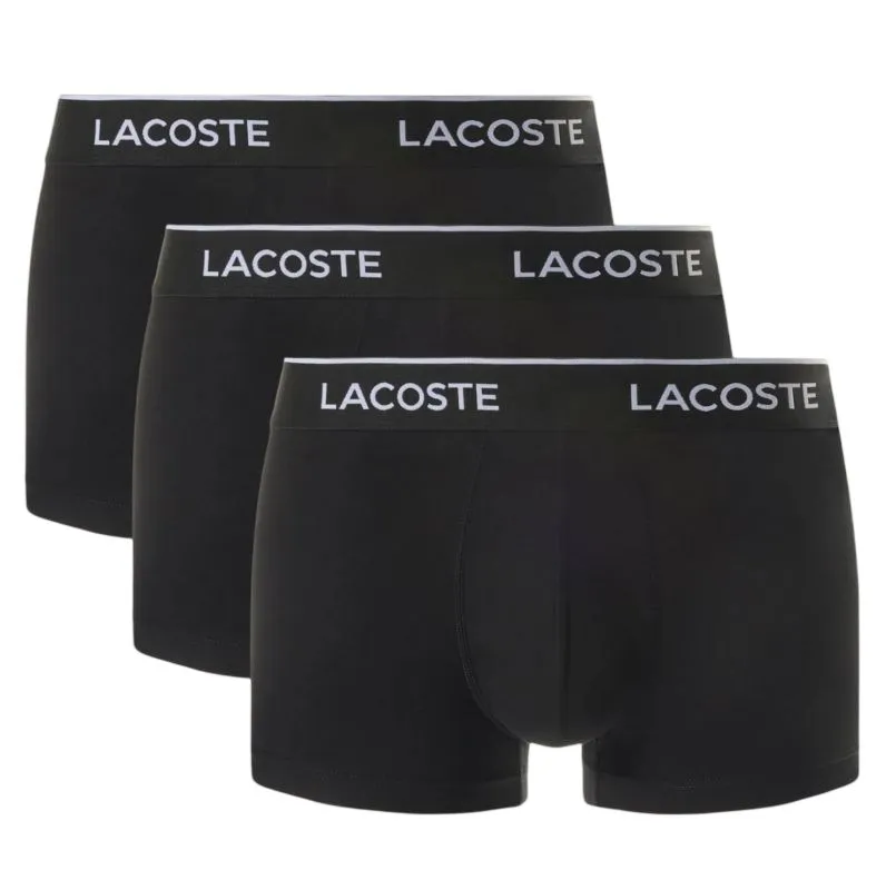 Lacoste Cotton Stretch Jersey 3P - black/black/black Lacoste Cotton Stretch Jersey 3P - black/black/black