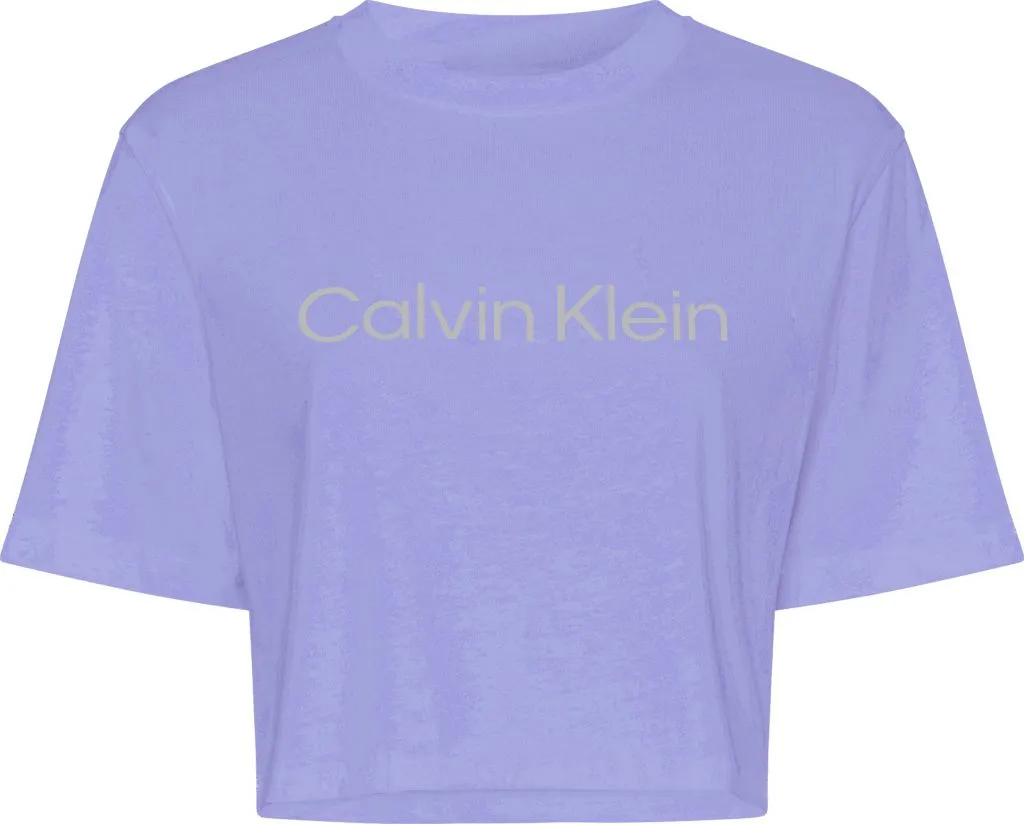 Calvin Klein SS Cropped T-shirt - jacaranda