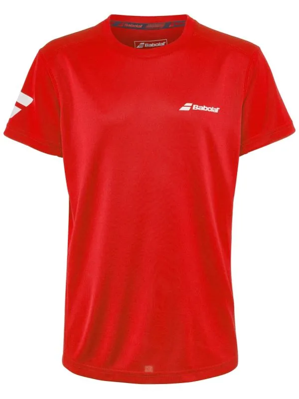 babolat-core-flag-club-tee-boy-fiery-red-1 Babolat Core Flag Club Tee Boy - fiery red