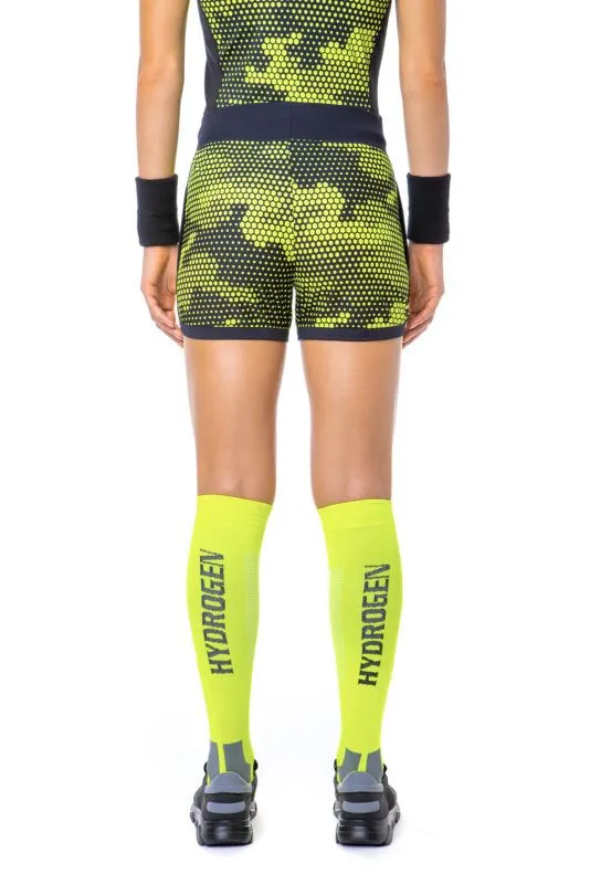 hydrogen-women-tech-camo-shorts-camo-fluo-yellow-black-3 Hydrogen Women Tech Camo Shorts - camo fluo yellow/black