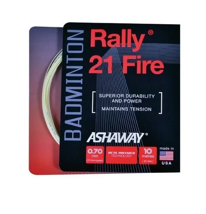 rally-21 Ashaway Rally 21 Fire (10 m) - white