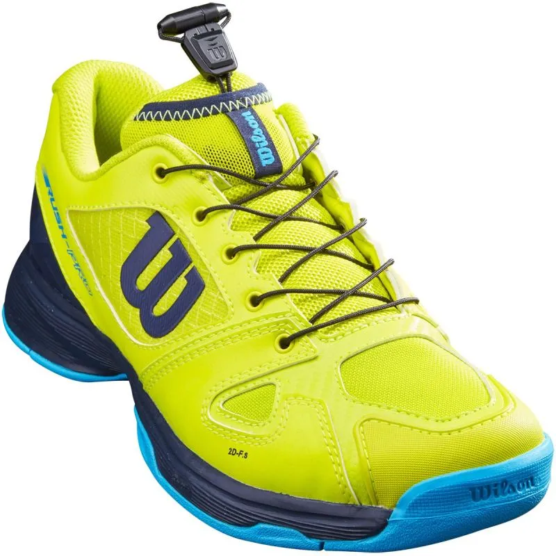 Wilson Rush Pro Junior QL - lime pop/navy blazer/barr reef