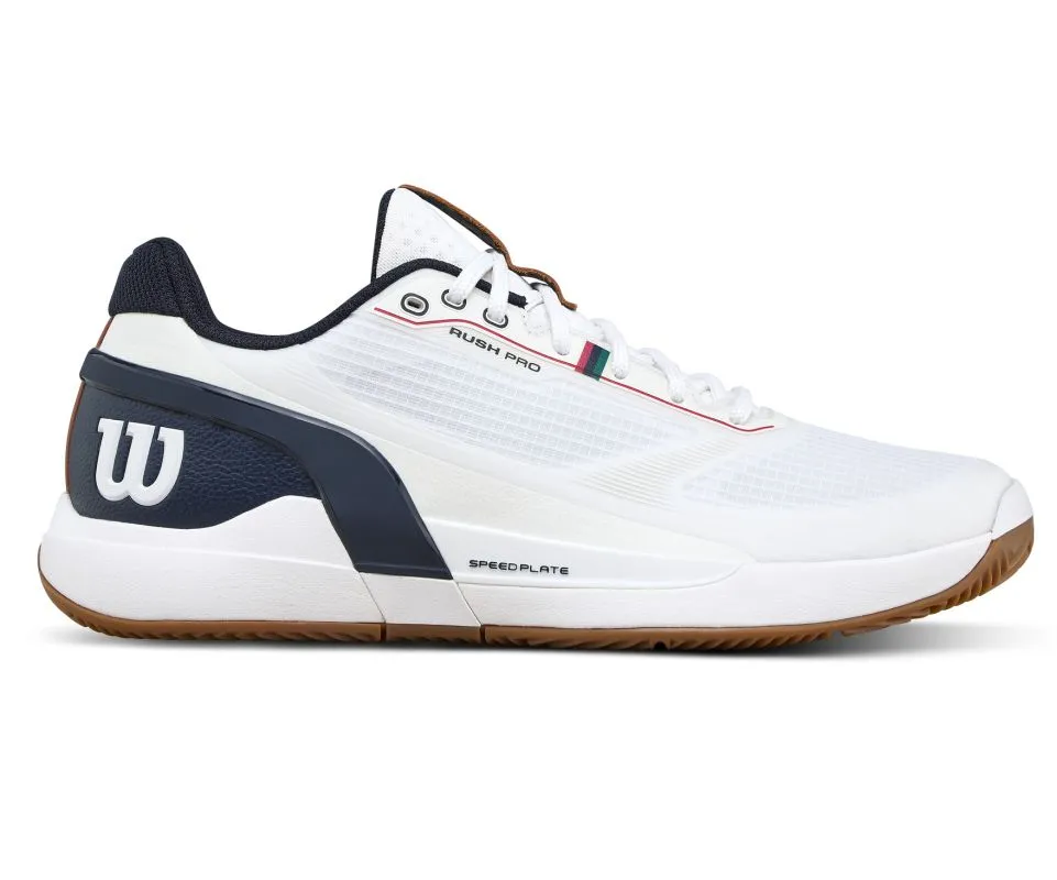 Wilson Rush Pro 5 Clay - white/navy blazer/gum1a Wilson Rush Pro 5 Clay - white/navy blazer/gum1a