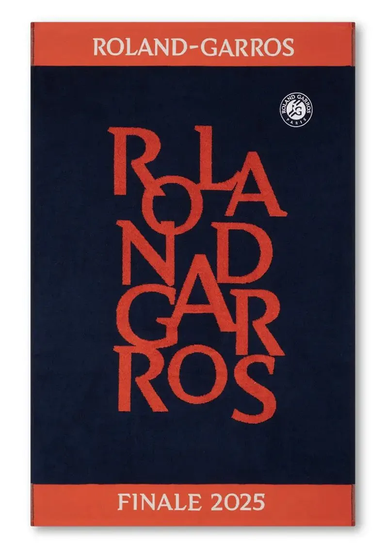 Roland Garros Final 2025 Towel - navy Roland Garros Final 2025 Towel - navy