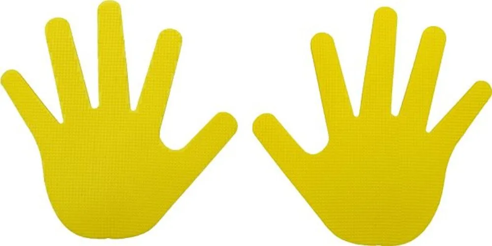 v222b-prospro-trainingshilfen-markierungshaende-vinvl-gelb Pro's Pro Marking Hands Yellow 2P