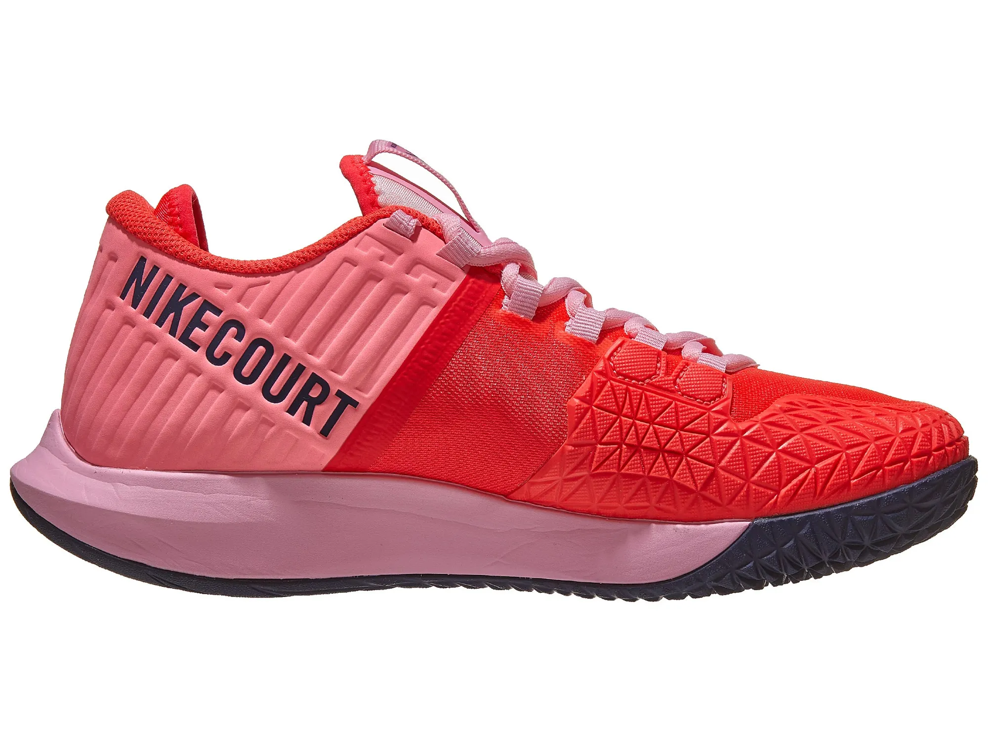Nike W Court Air Zoom Zero - laser crimson/blackened blue/pink