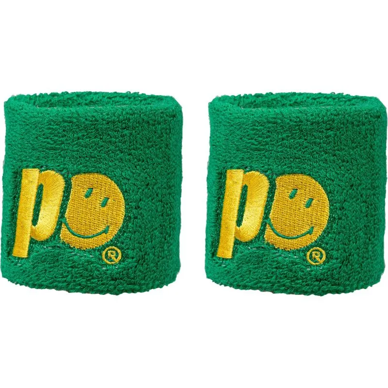 Prince X Smiley Wristband Short 2P - green Prince X Smiley Wristband Short 2P - green