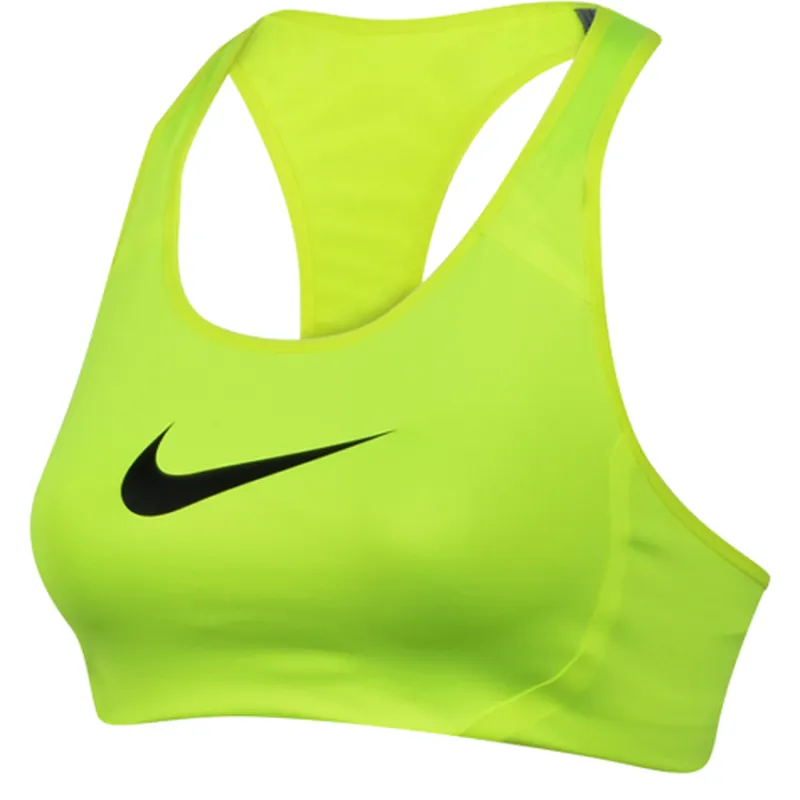 Nike High Compression Bra - volt/black