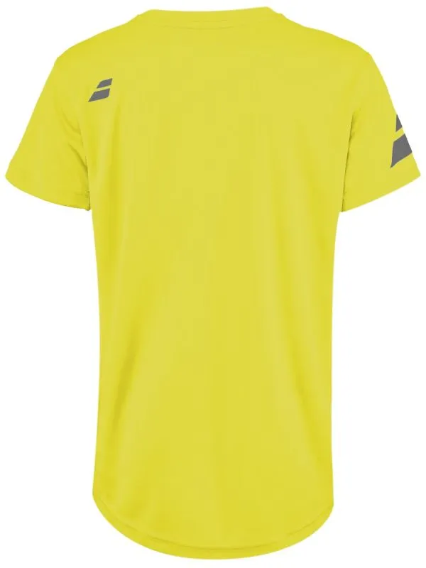babolat-core-flag-club-tee-boy-blazing-yellow-2 Babolat Core Flag Club Tee Boy - blazing yellow