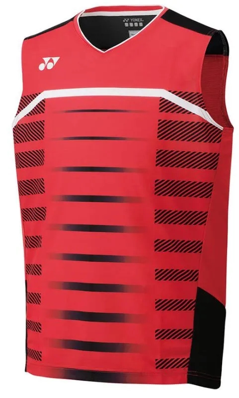 yonex-men-s-sleeveless-top-ruby-red-1 Yonex Men's Sleeveless Top - ruby red