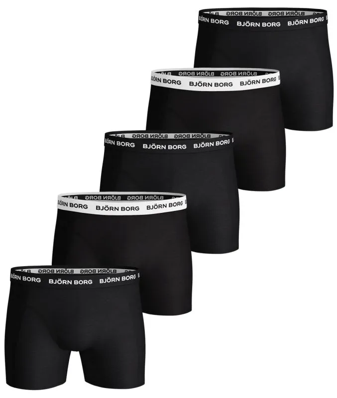 bjorn-borg-shorts-solid-5p-blacker-1 Björn Borg Shorts Solid 5P - blacker